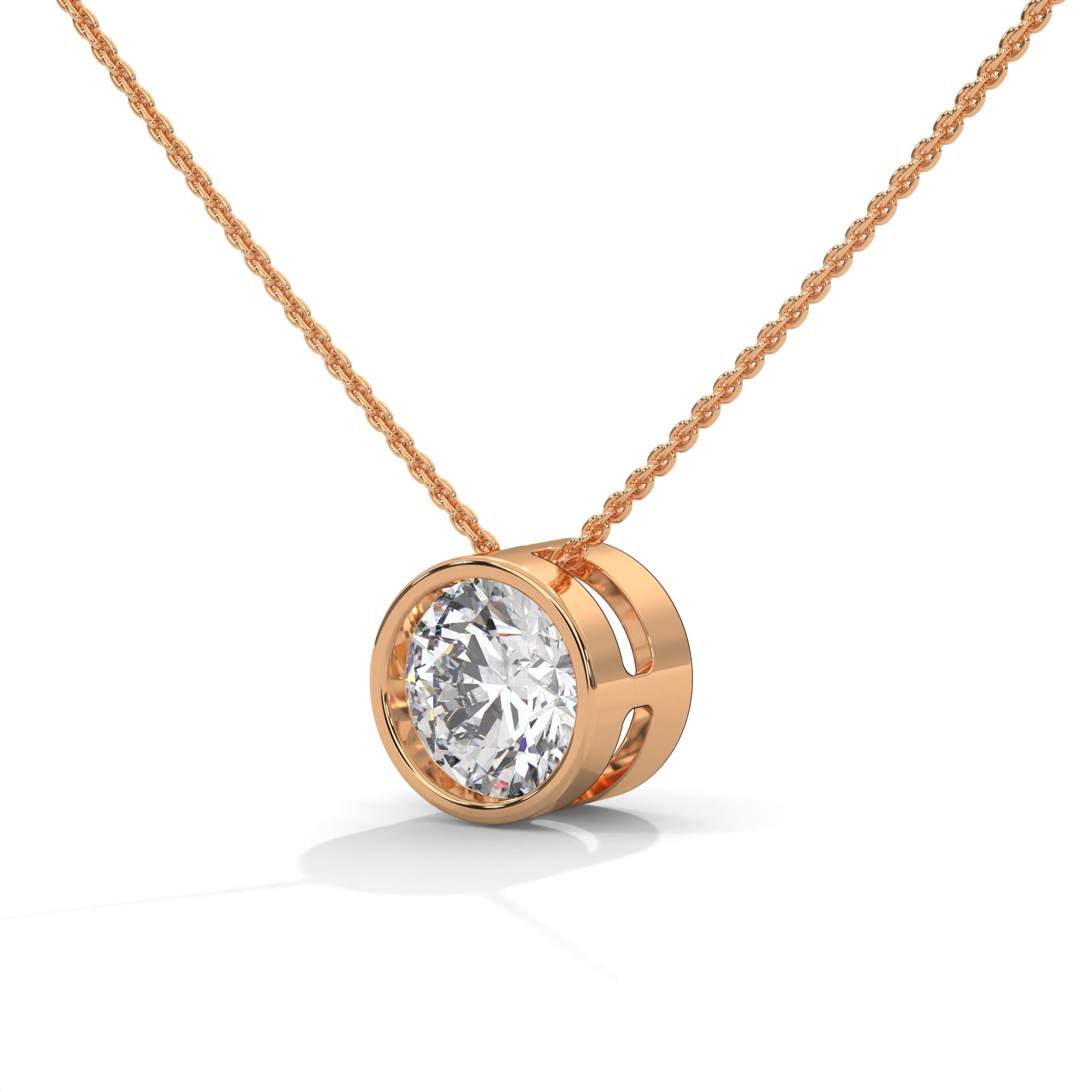 Ethos Round Diamond Pendant Necklace (2ct. tw.)