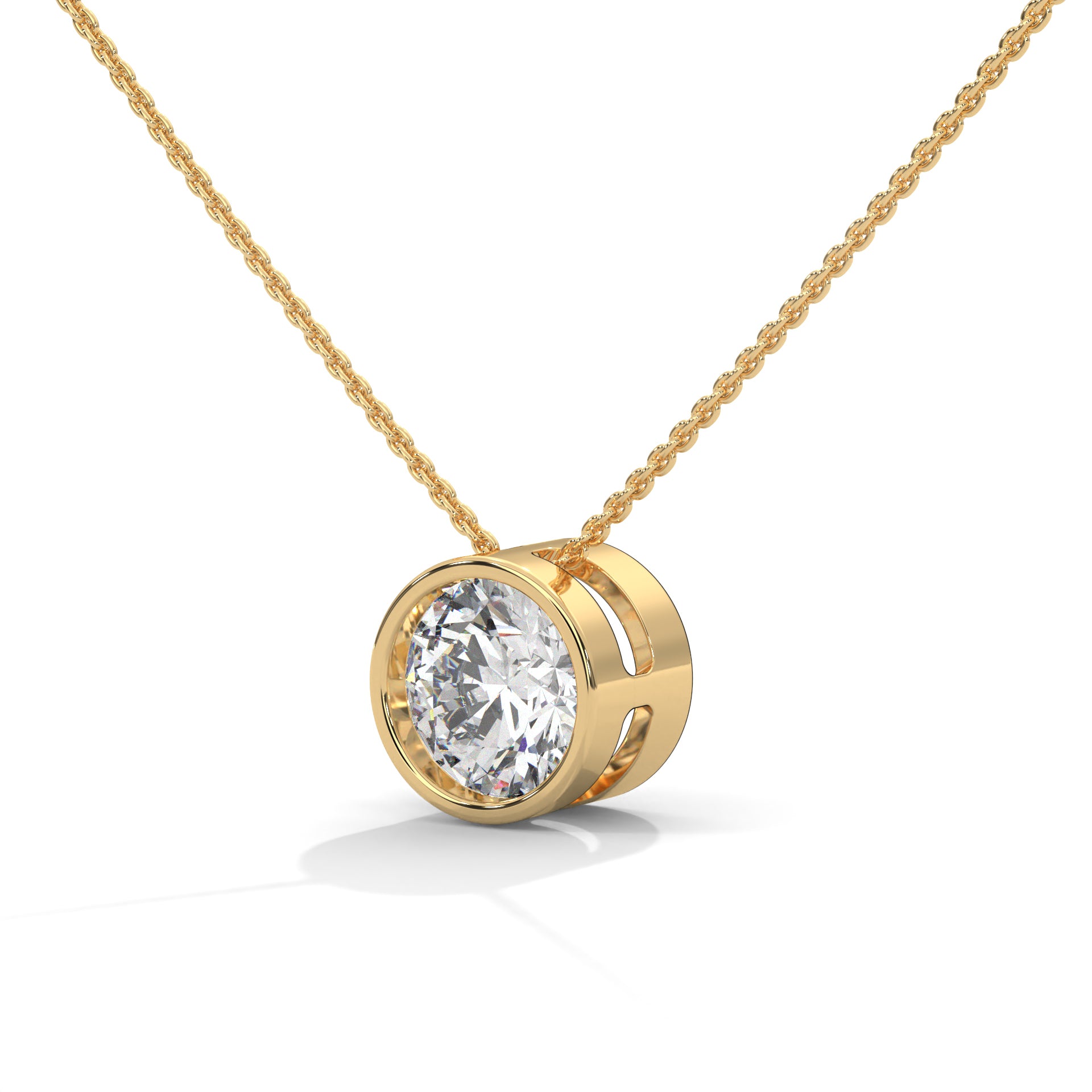 Ethos Round Diamond Pendant Necklace (2ct. tw.)