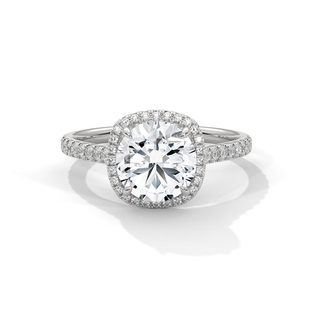 Eclipse Halo Diamond Ring (2.00ct cntr.)