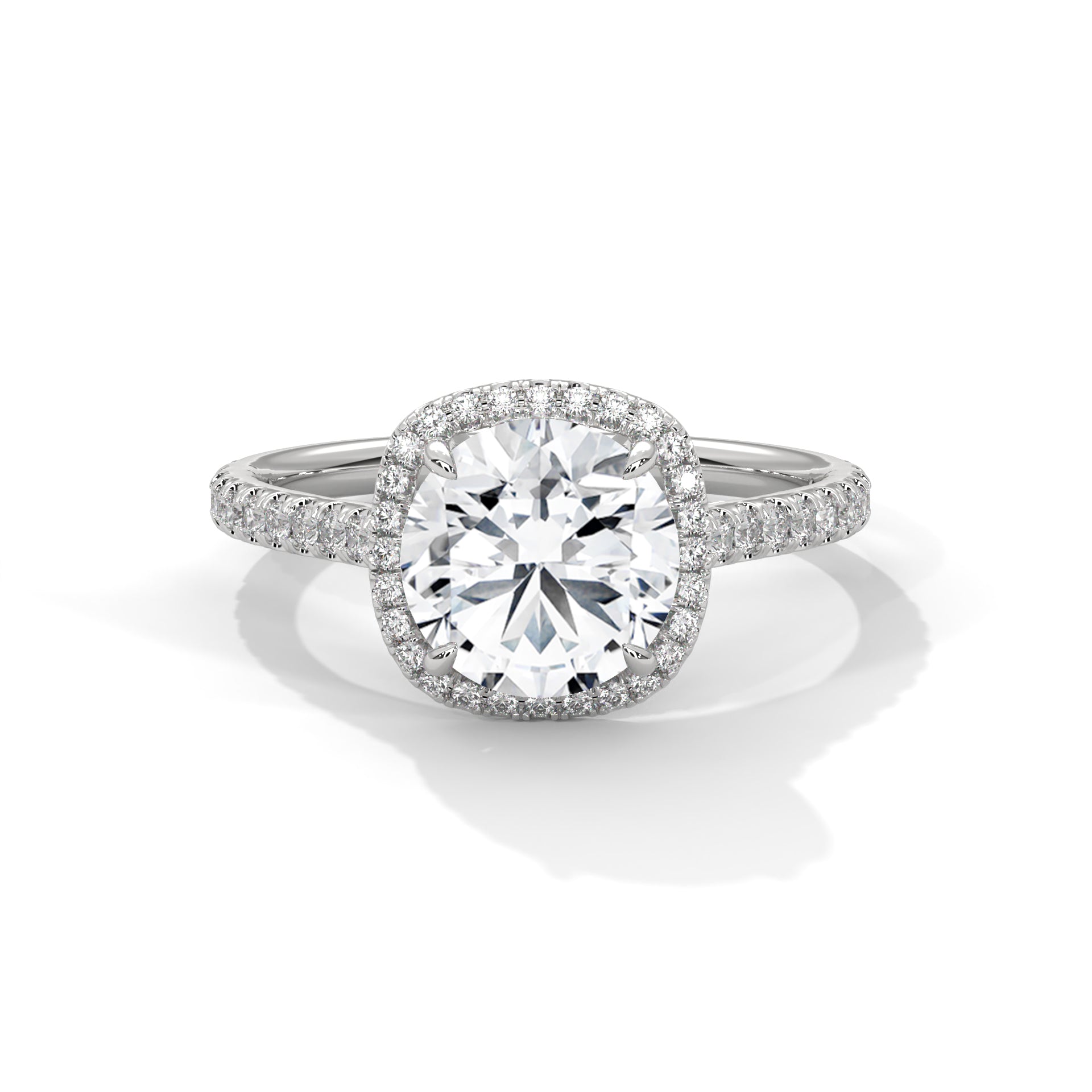 Eclipse Halo Diamond Ring (2.00ct cntr.)