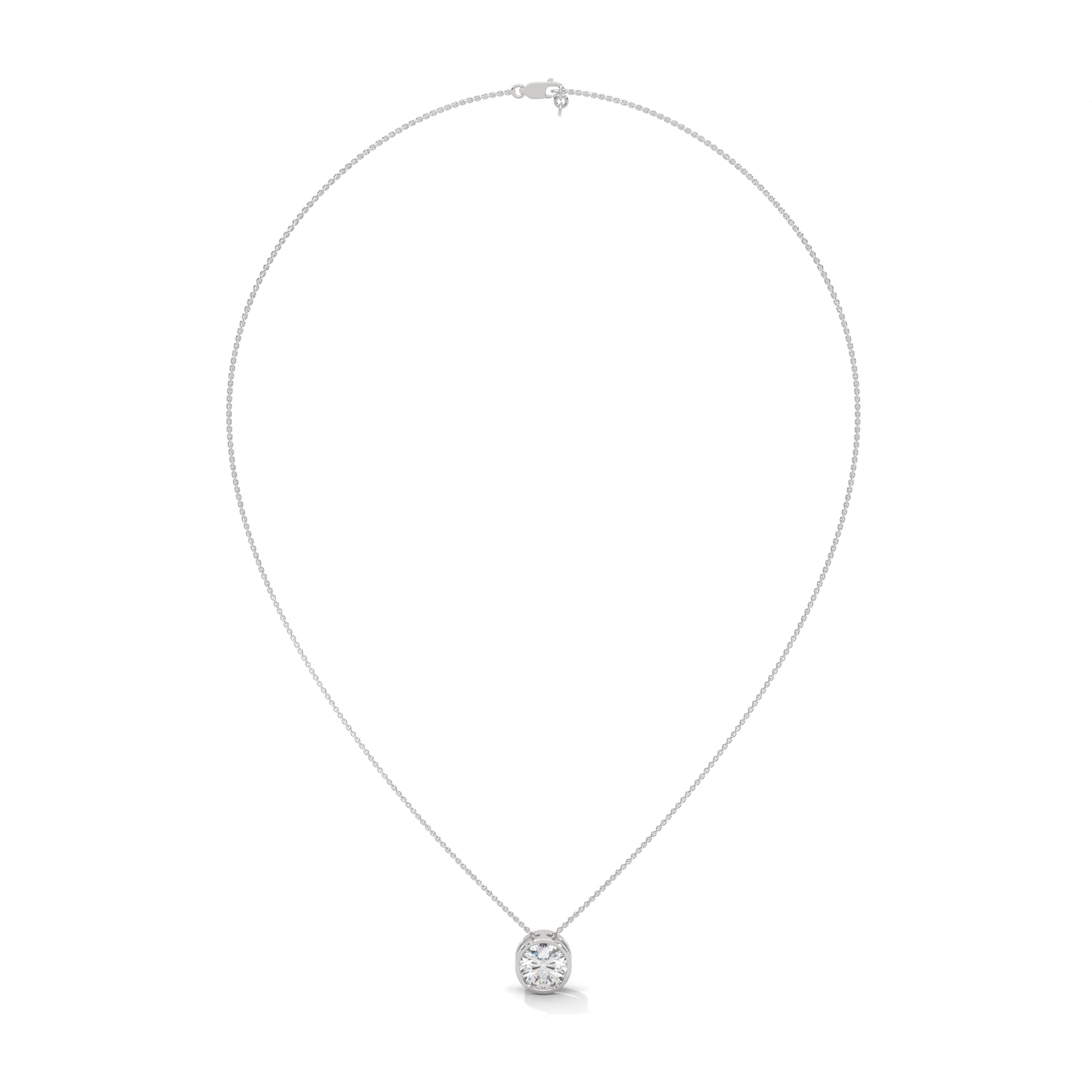 Ethos Round Diamond Pendant Necklace (2ct. tw.)