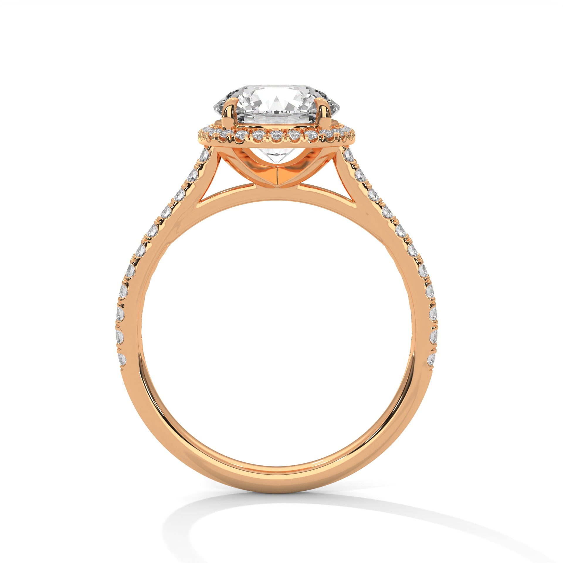 Eclipse Halo Diamond Ring (2.00ct cntr.)