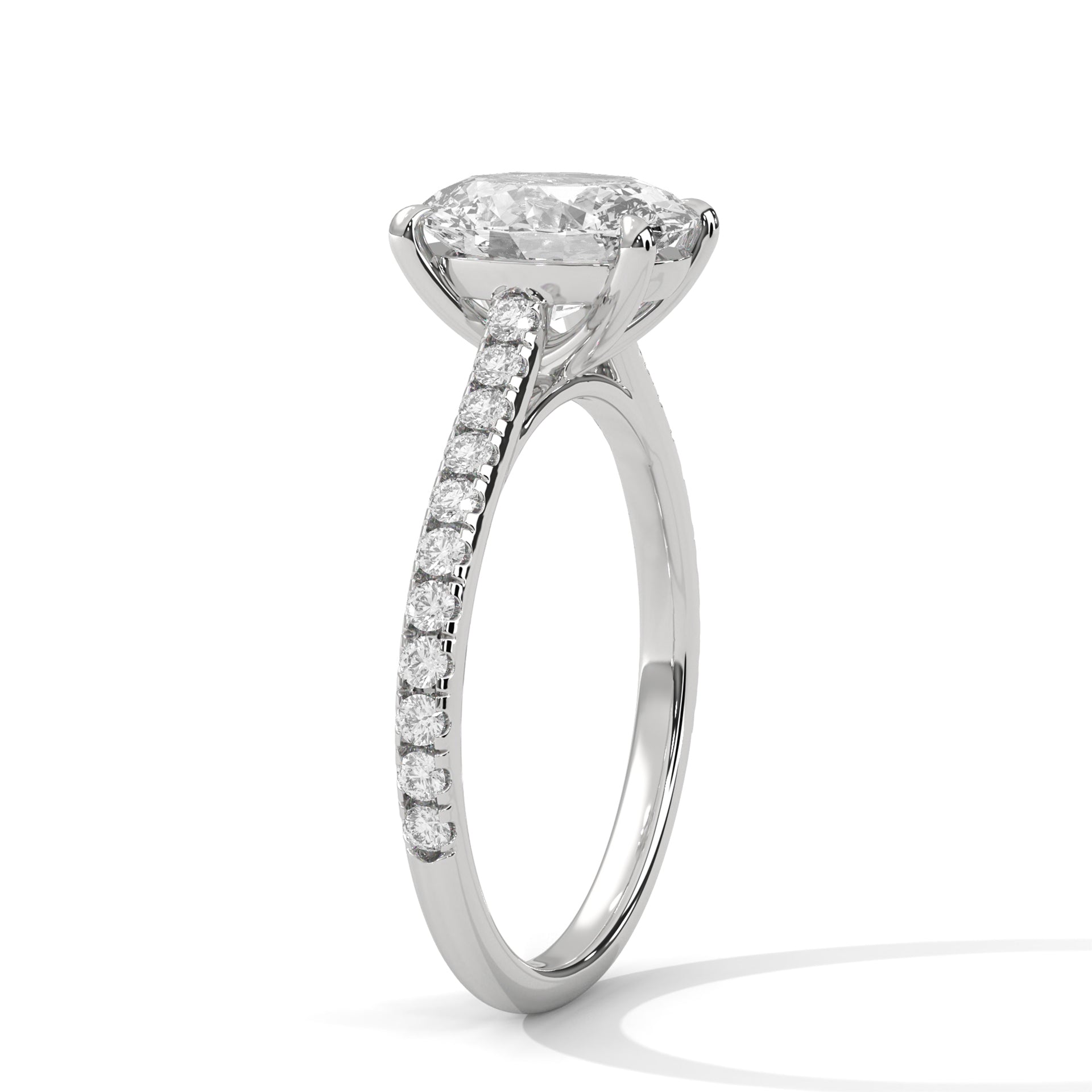 Kargir Ring with 2ct Oval Lab Diamond