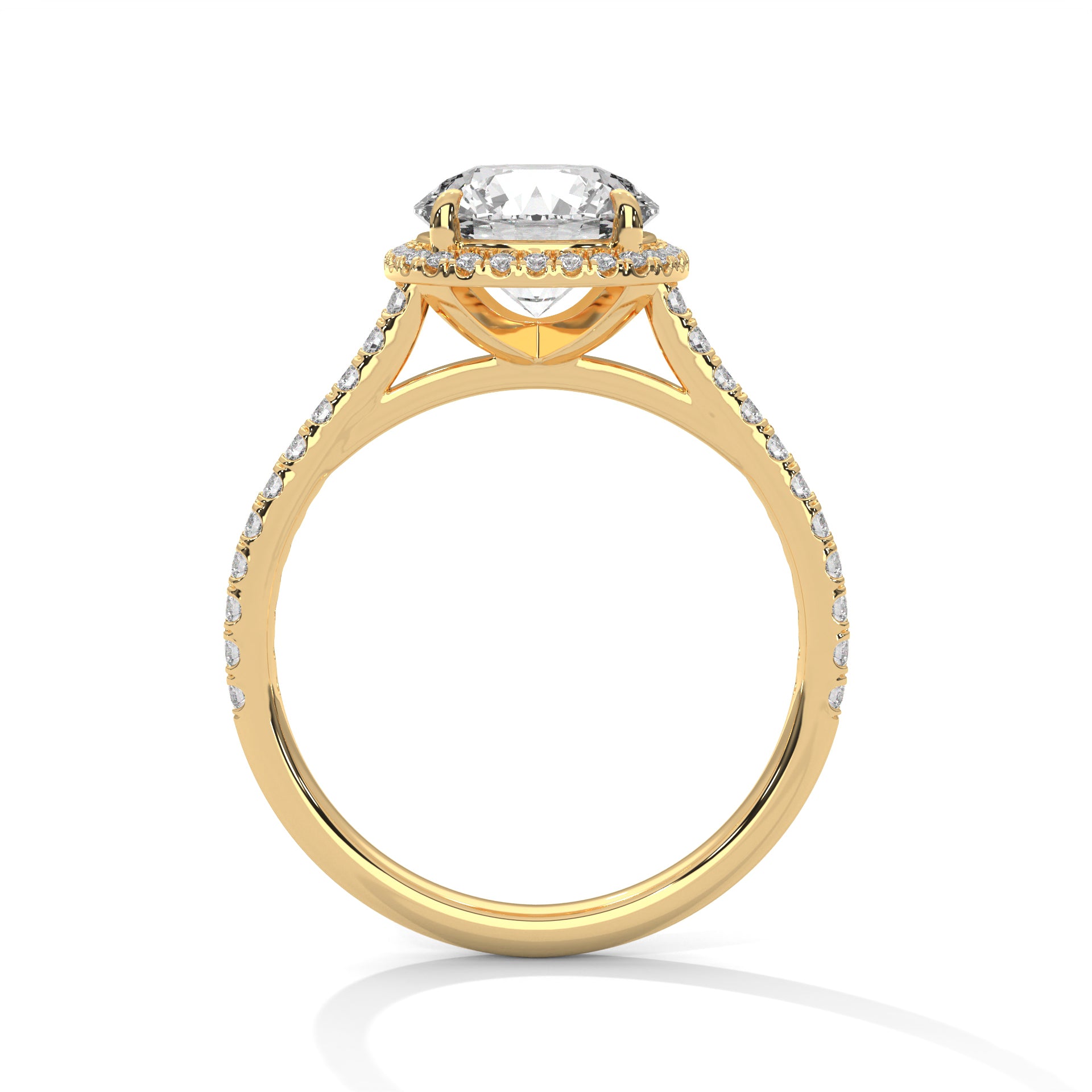 Eclipse Halo Diamond Ring (2.00ct cntr.)