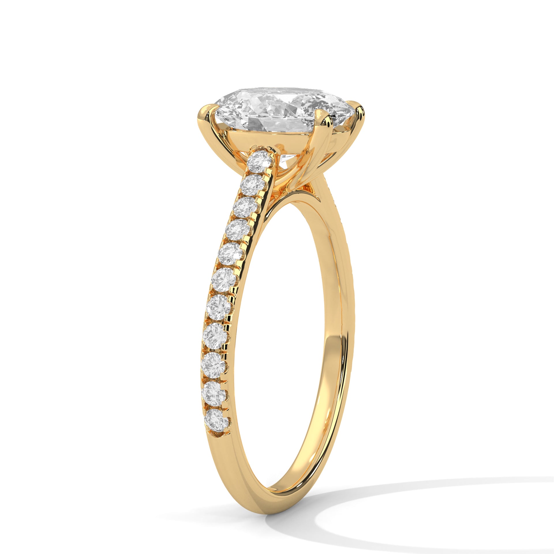 Kargir Ring with 2ct Oval Lab Diamond