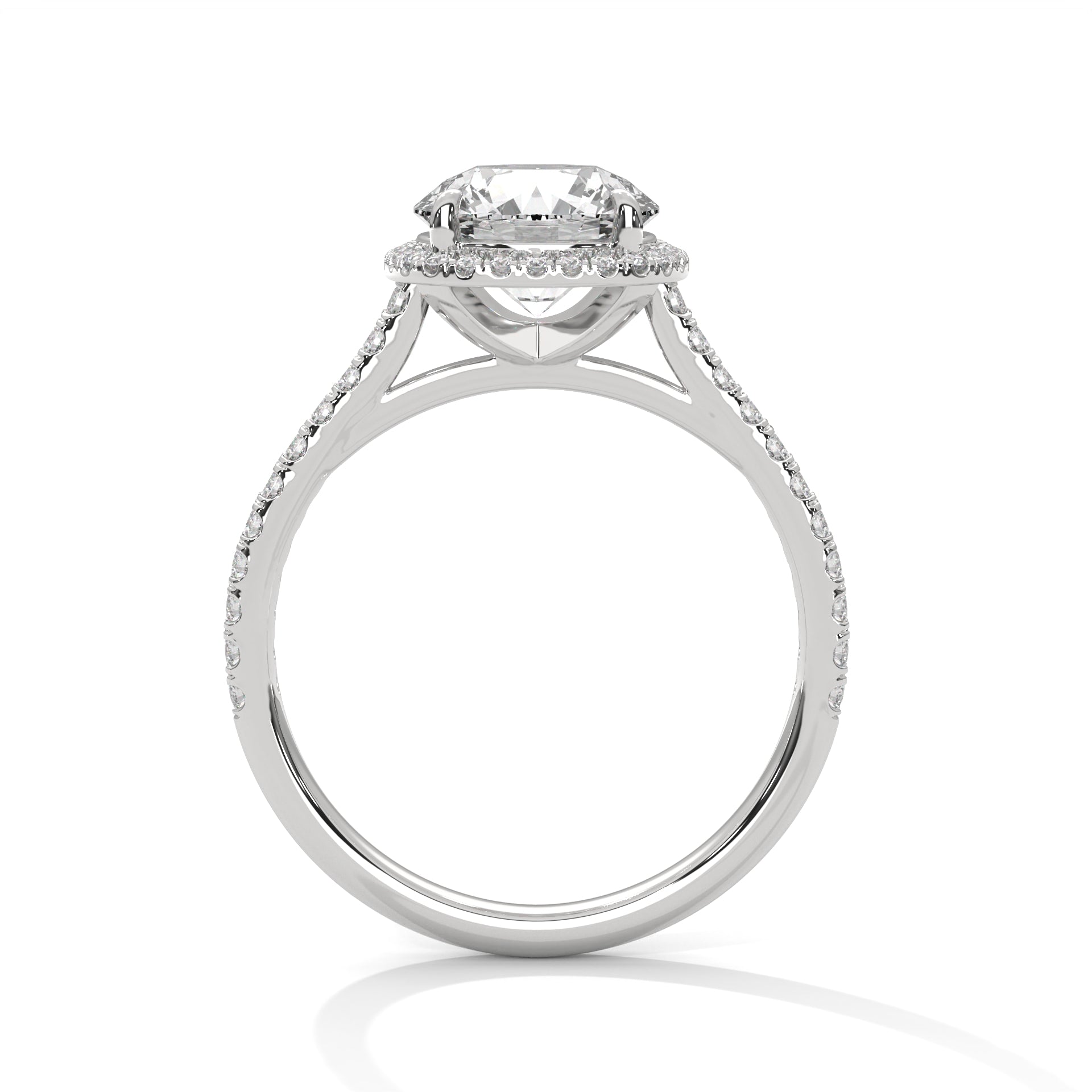 Eclipse Halo Diamond Ring (2.00ct cntr.)