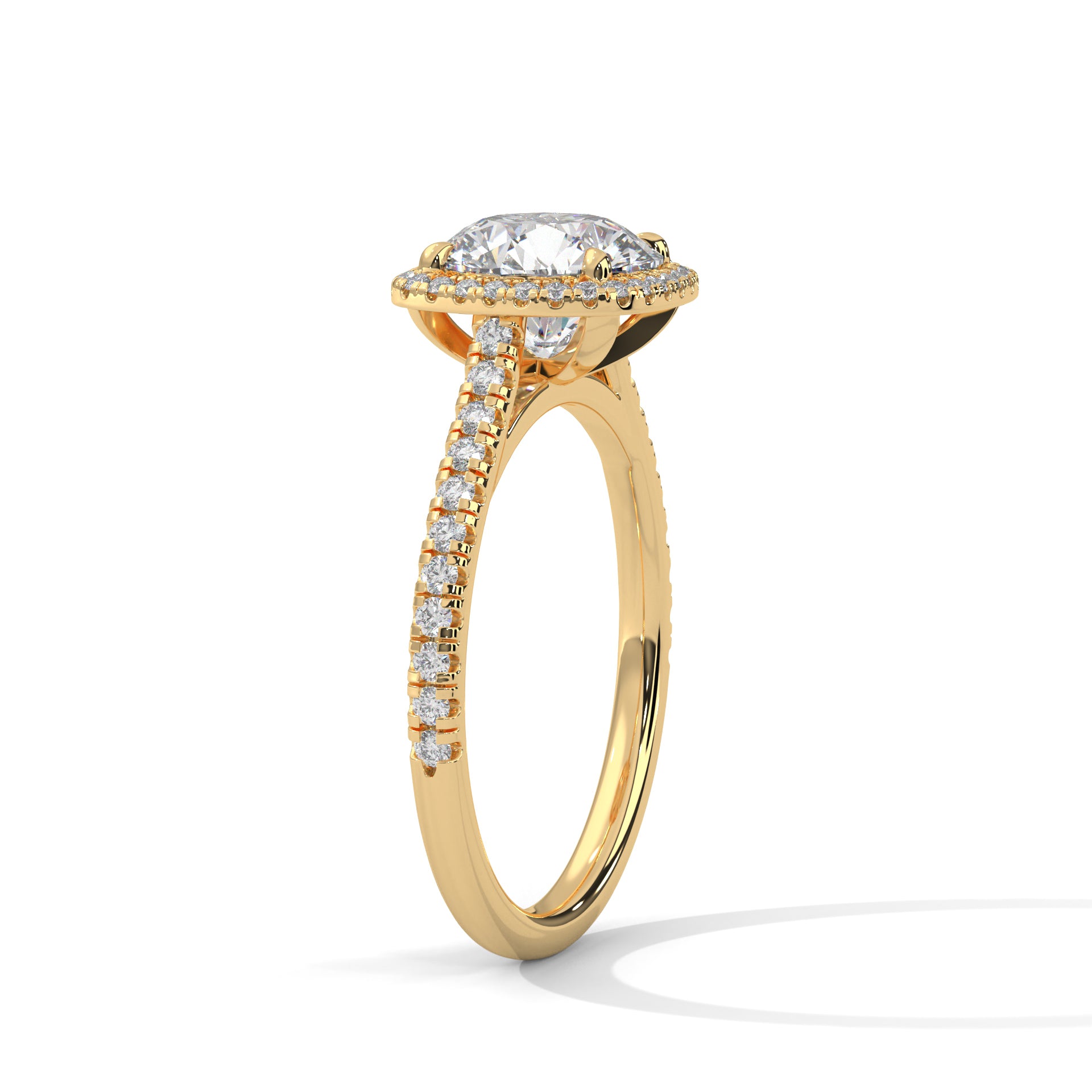 Eclipse Halo Diamond Ring (2.00ct cntr.)