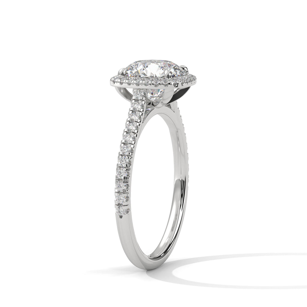 Eclipse Halo Diamond Ring (2.00ct cntr.)
