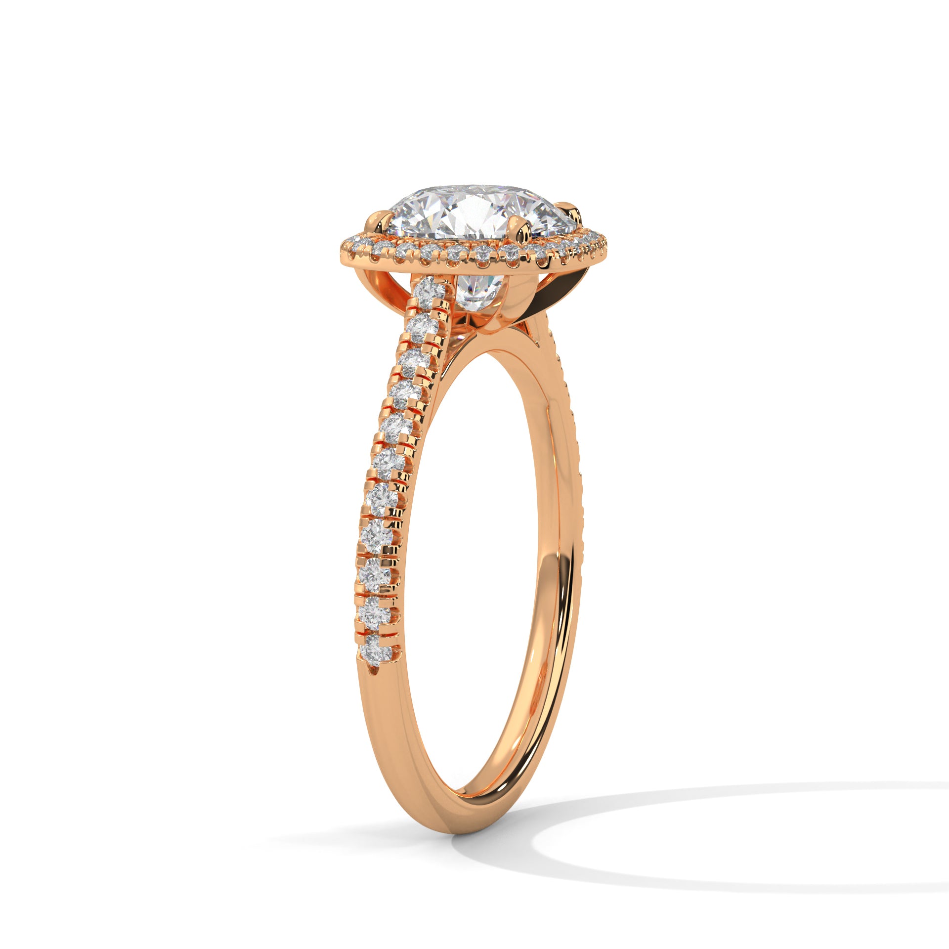 Eclipse Halo Diamond Ring (2.00ct cntr.)
