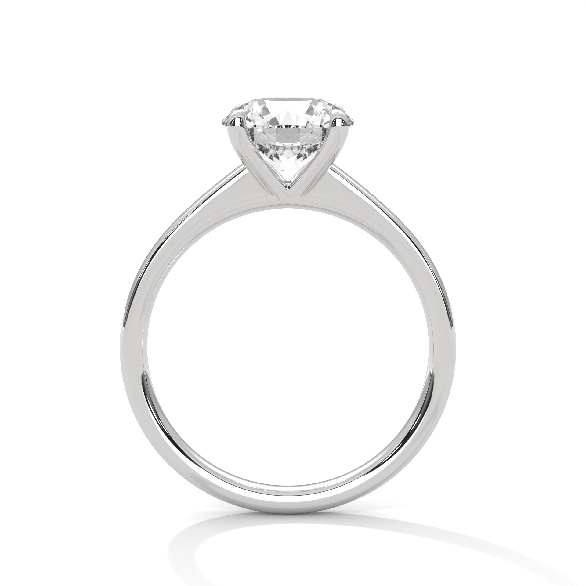 Amara Round Solitaire Diamond Ring (2 ct. cntr.)