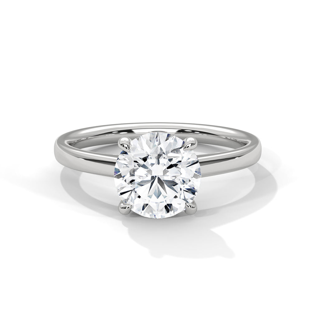 Amara Round Solitaire Diamond Ring (2 ct. cntr.)