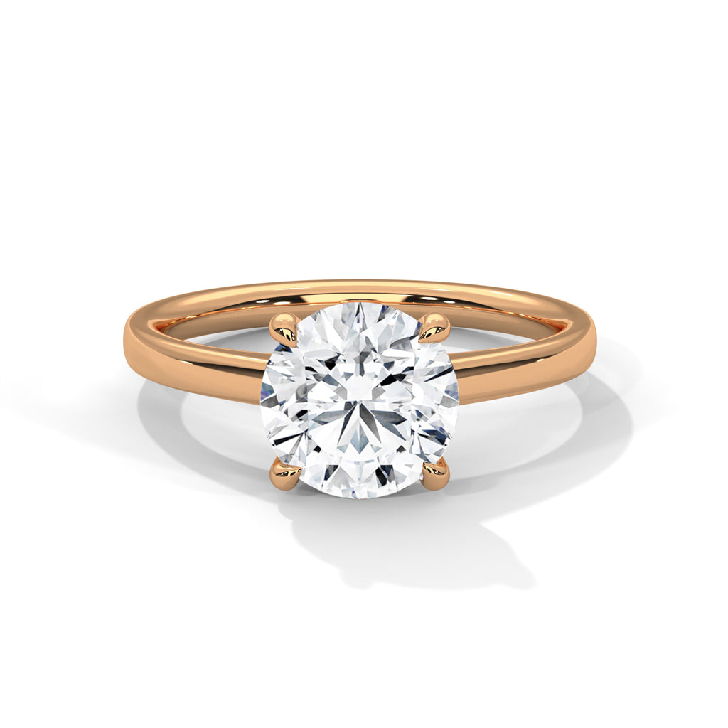 Amara Round Solitaire Diamond Ring (2 ct. cntr.)