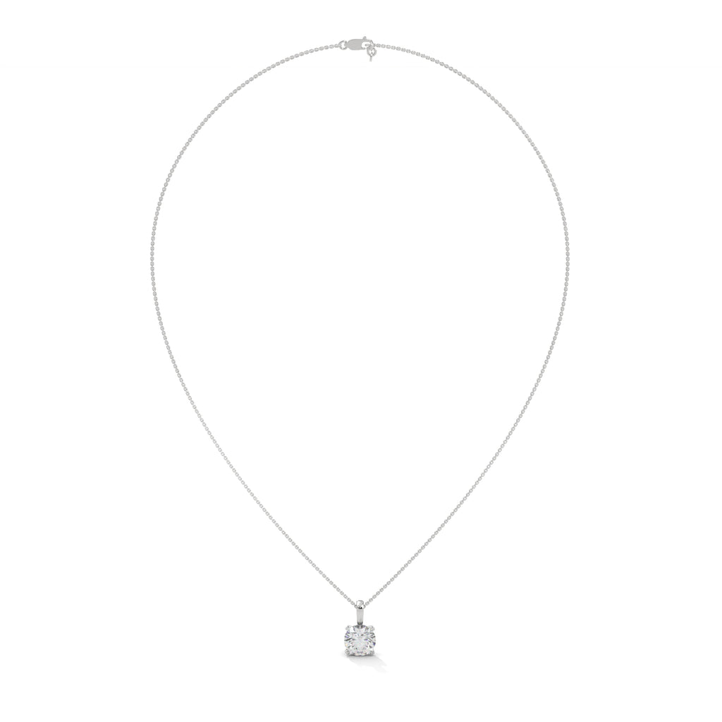 Aria Round Diamond Pendant Necklace (2ct. tw.)