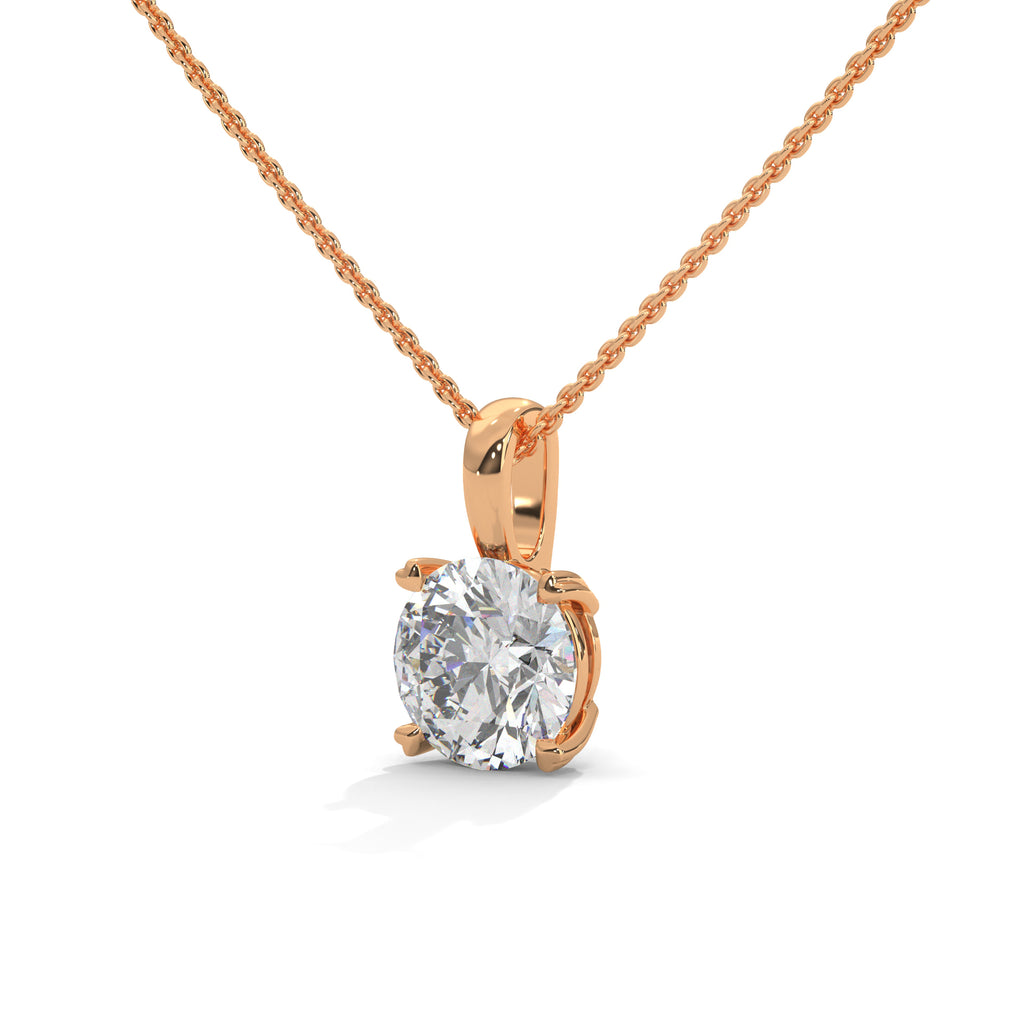 Aria Round Diamond Pendant Necklace (2ct. tw.)