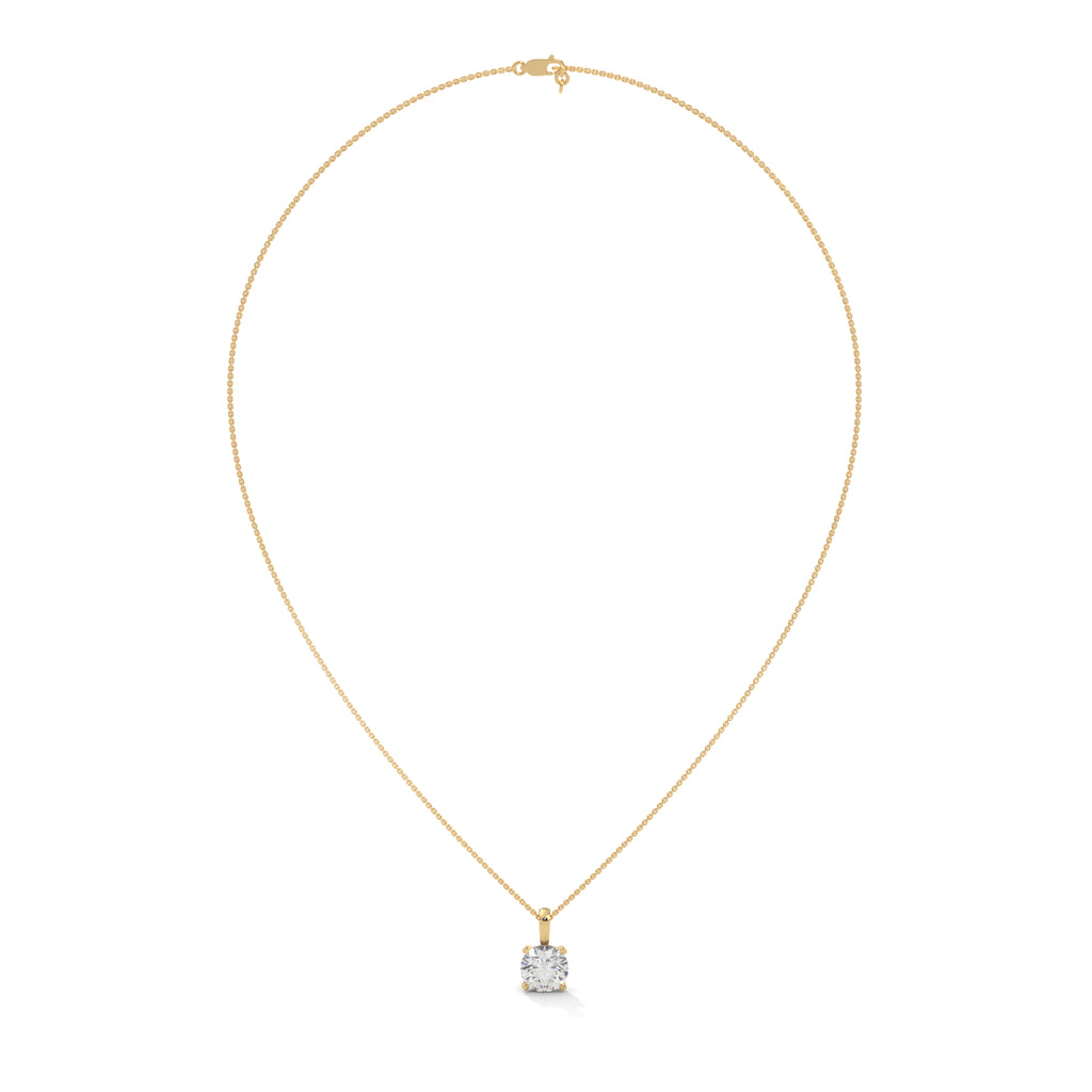 Aria Round Diamond Pendant Necklace (2ct. tw.)