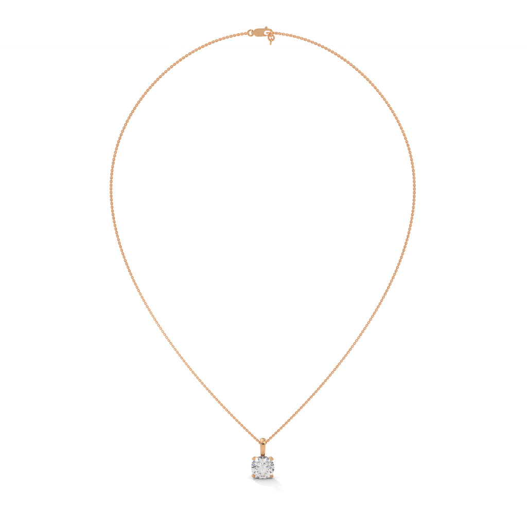 Aria Round Diamond Pendant Necklace (2ct. tw.)