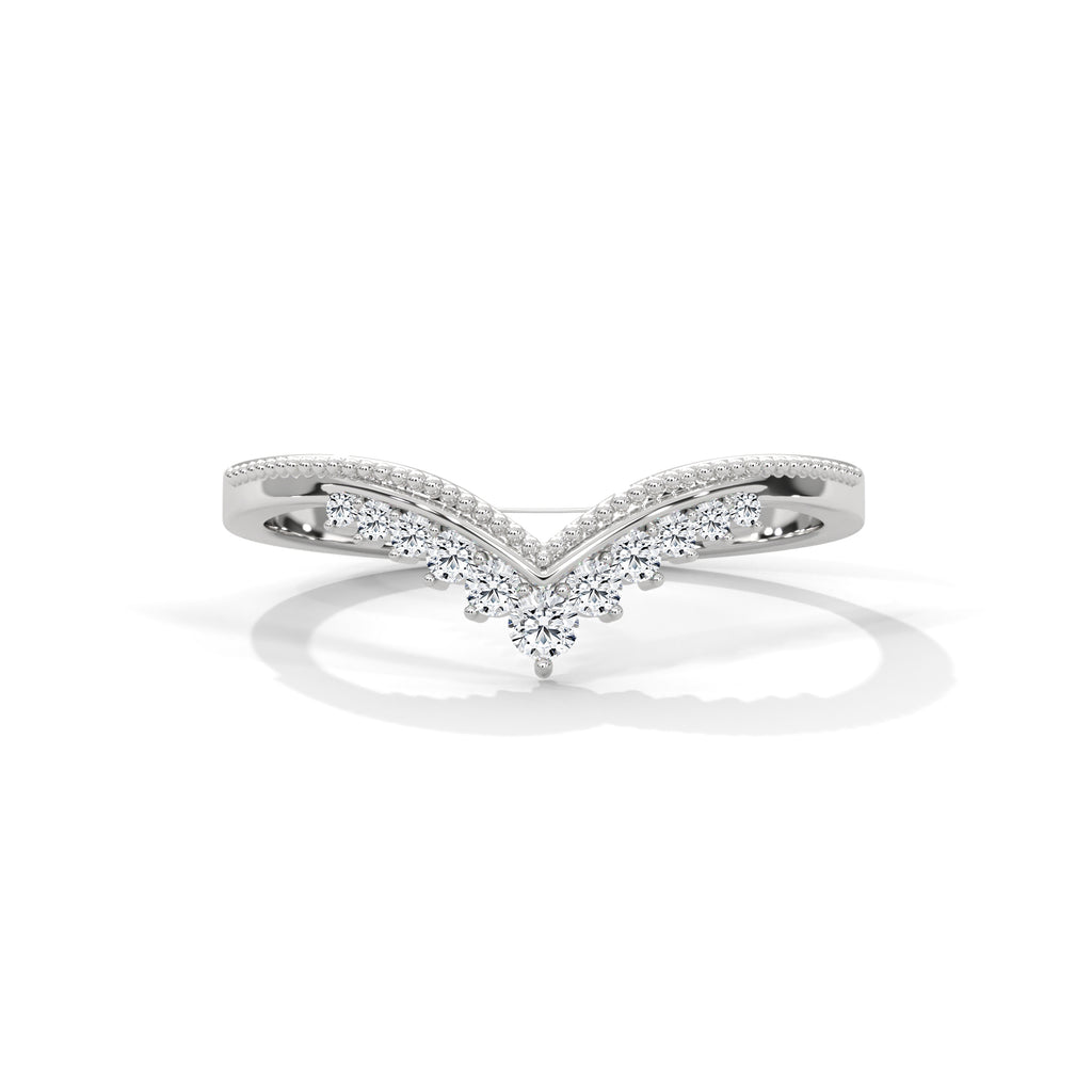 Aveline Chevron Diamond Band (0.15 ct. tw.)