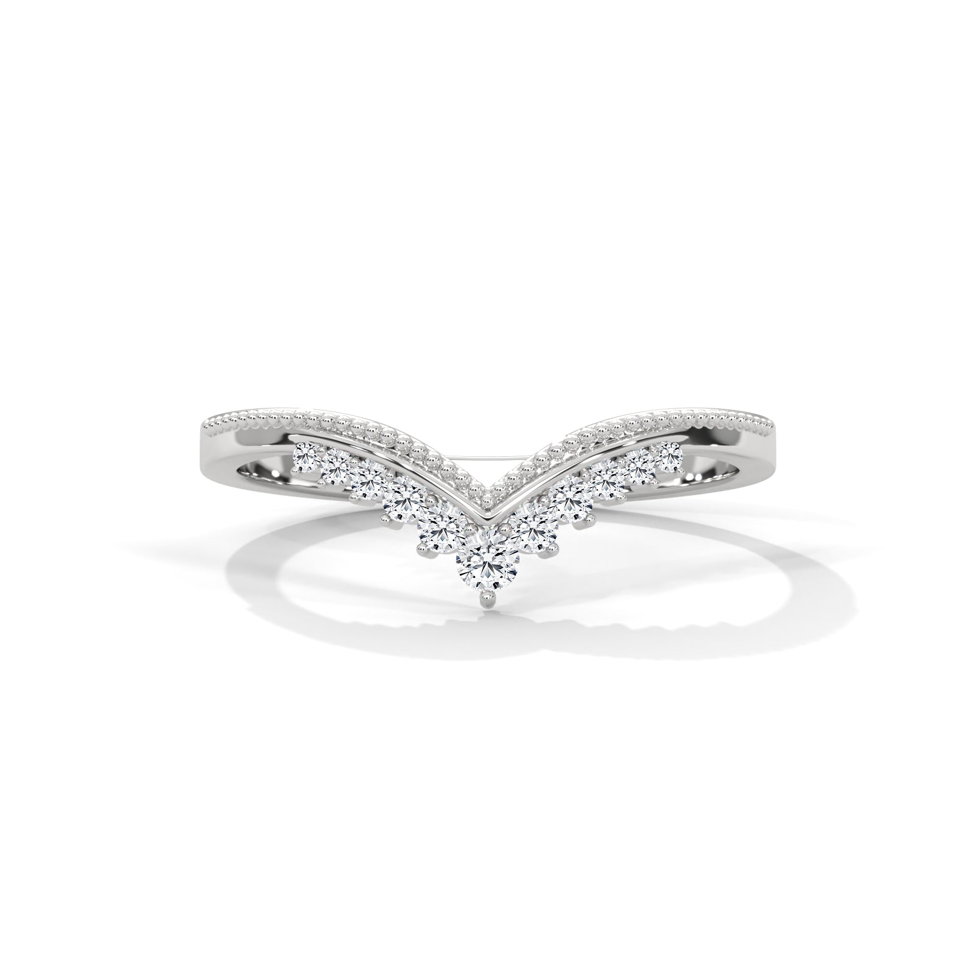 Aveline Chevron Diamond Band (0.15 ct. tw.)