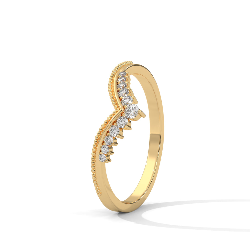 Aveline Chevron Diamond Band (0.15 ct. tw.)
