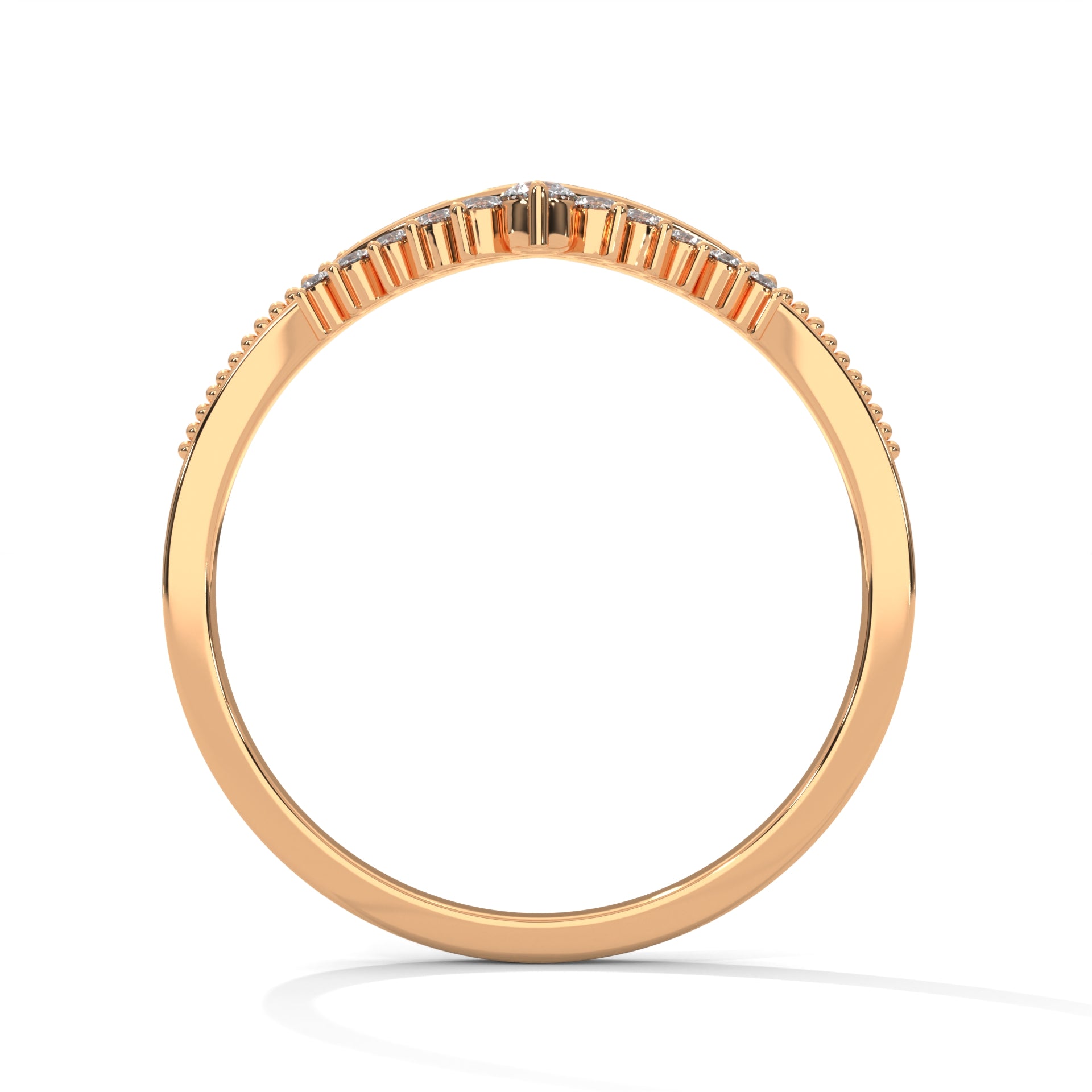 Aveline Chevron Diamond Band (0.15 ct. tw.)