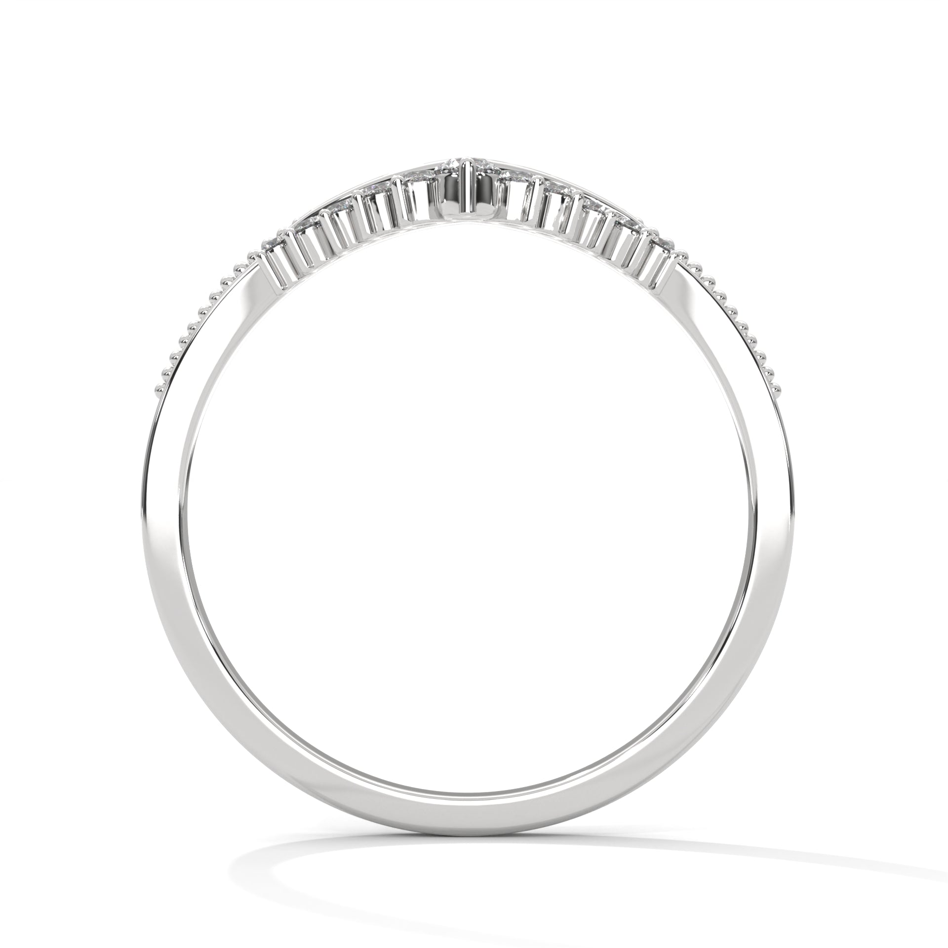 Aveline Chevron Diamond Band (0.15 ct. tw.)
