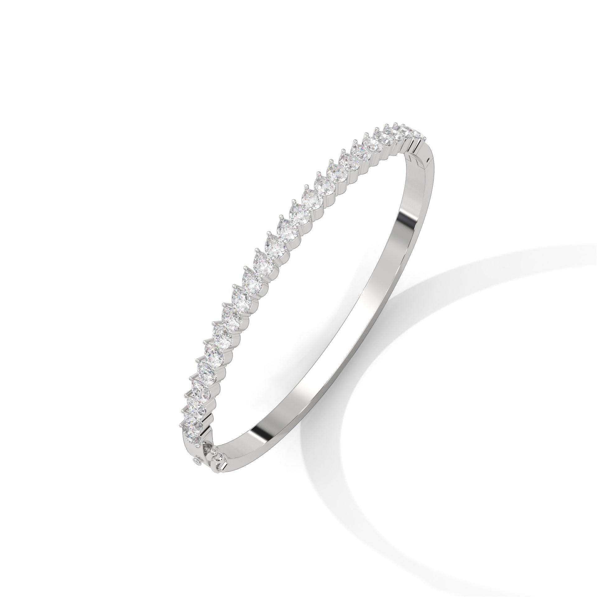 Colette Pear Diamond Bangle