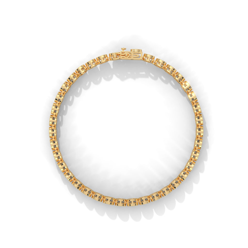 Vivienne Bezel Diamond Station Bracelet
