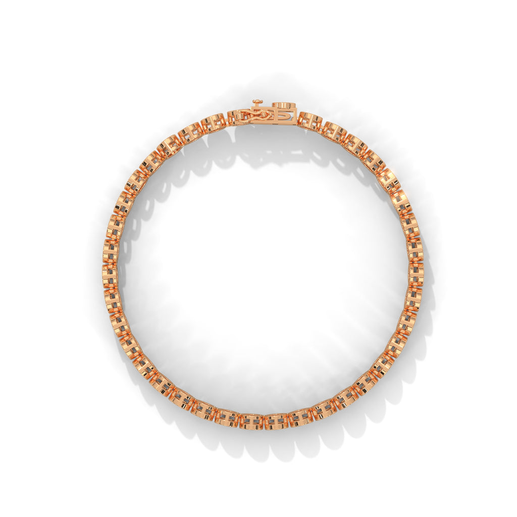 Vivienne Bezel Diamond Station Bracelet