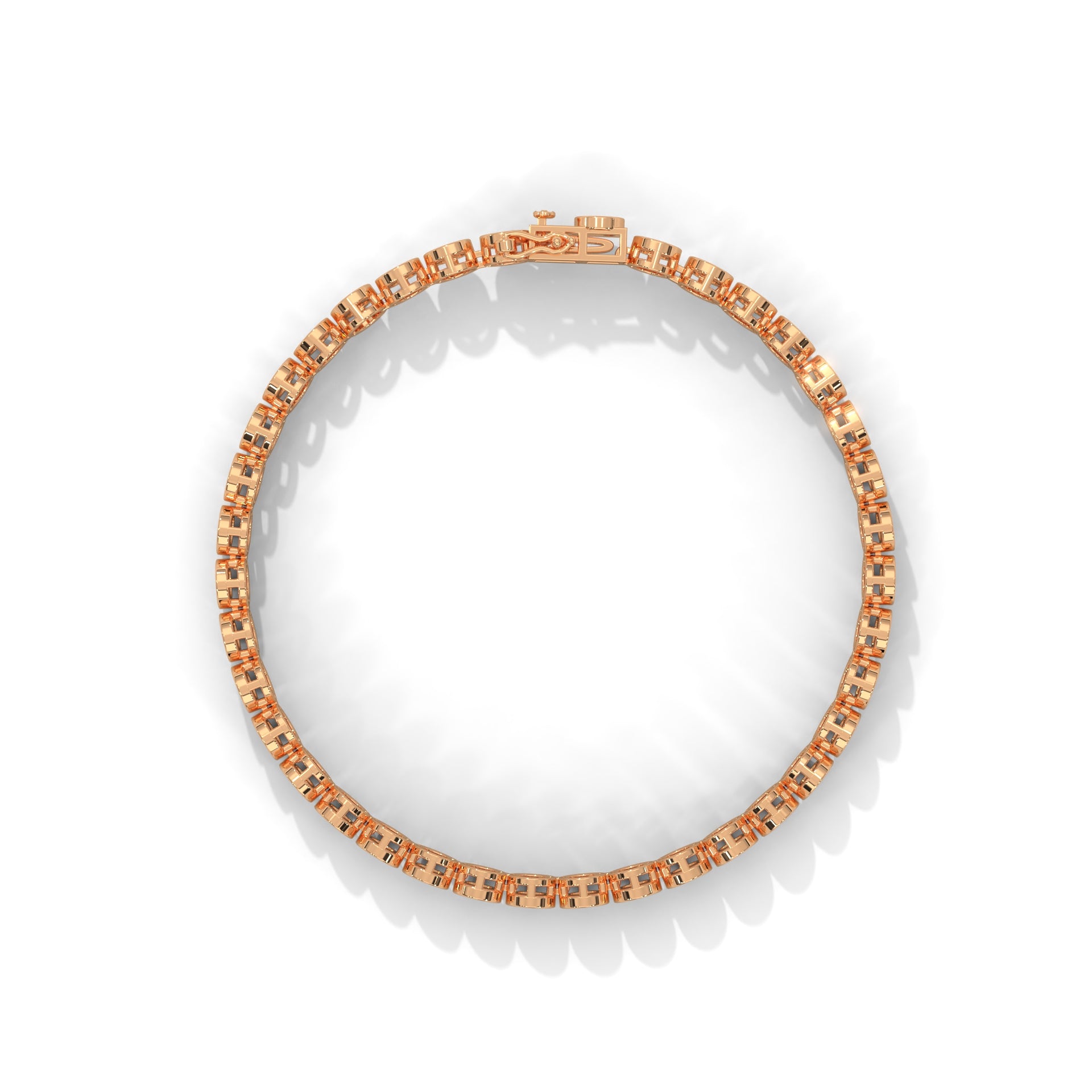 Vivienne Bezel Diamond Station Bracelet