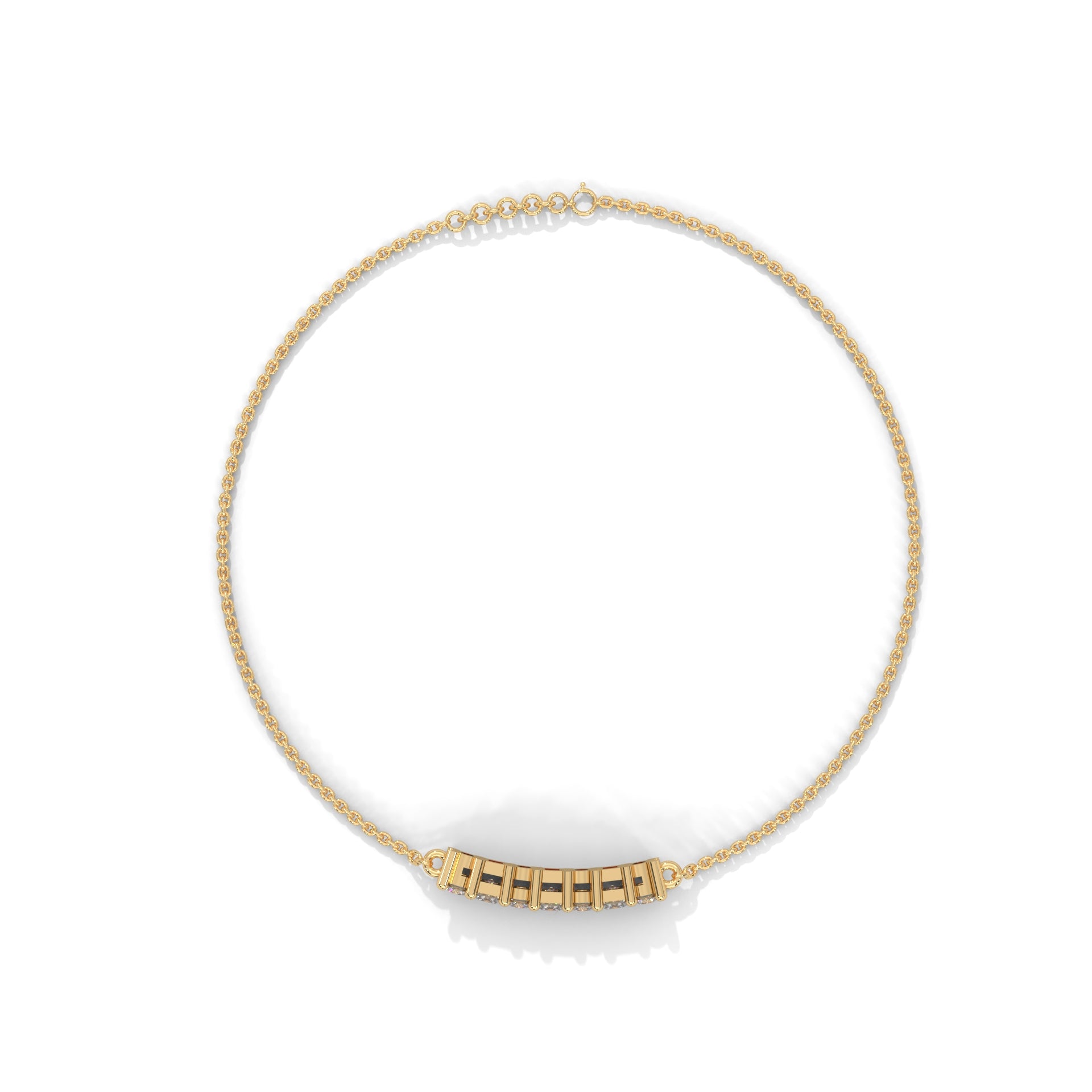 Odette Princess Diamond Bar Bracelet