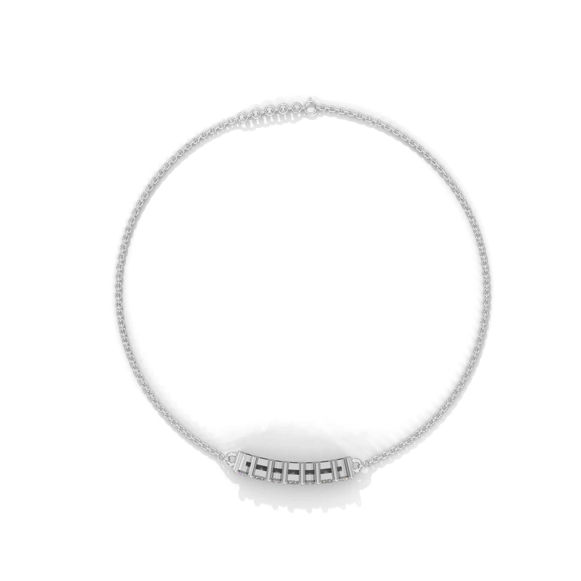 Odette Princess Diamond Bar Bracelet