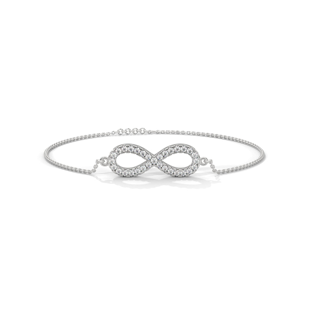 Yvette Infinity Diamond Bracelet