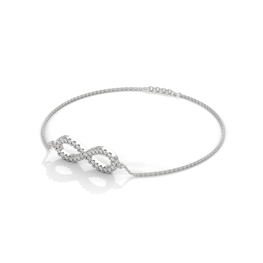 Yvette Infinity Diamond Bracelet