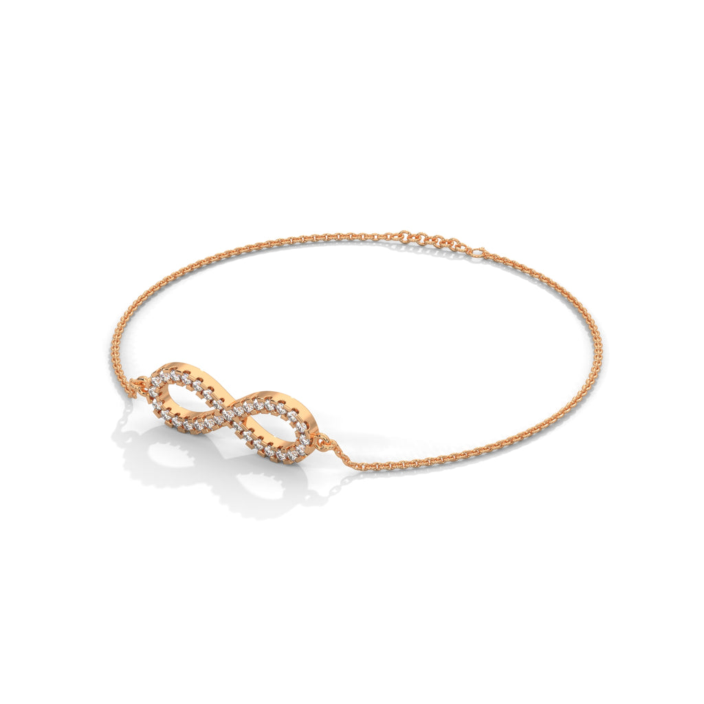 Yvette Infinity Diamond Bracelet