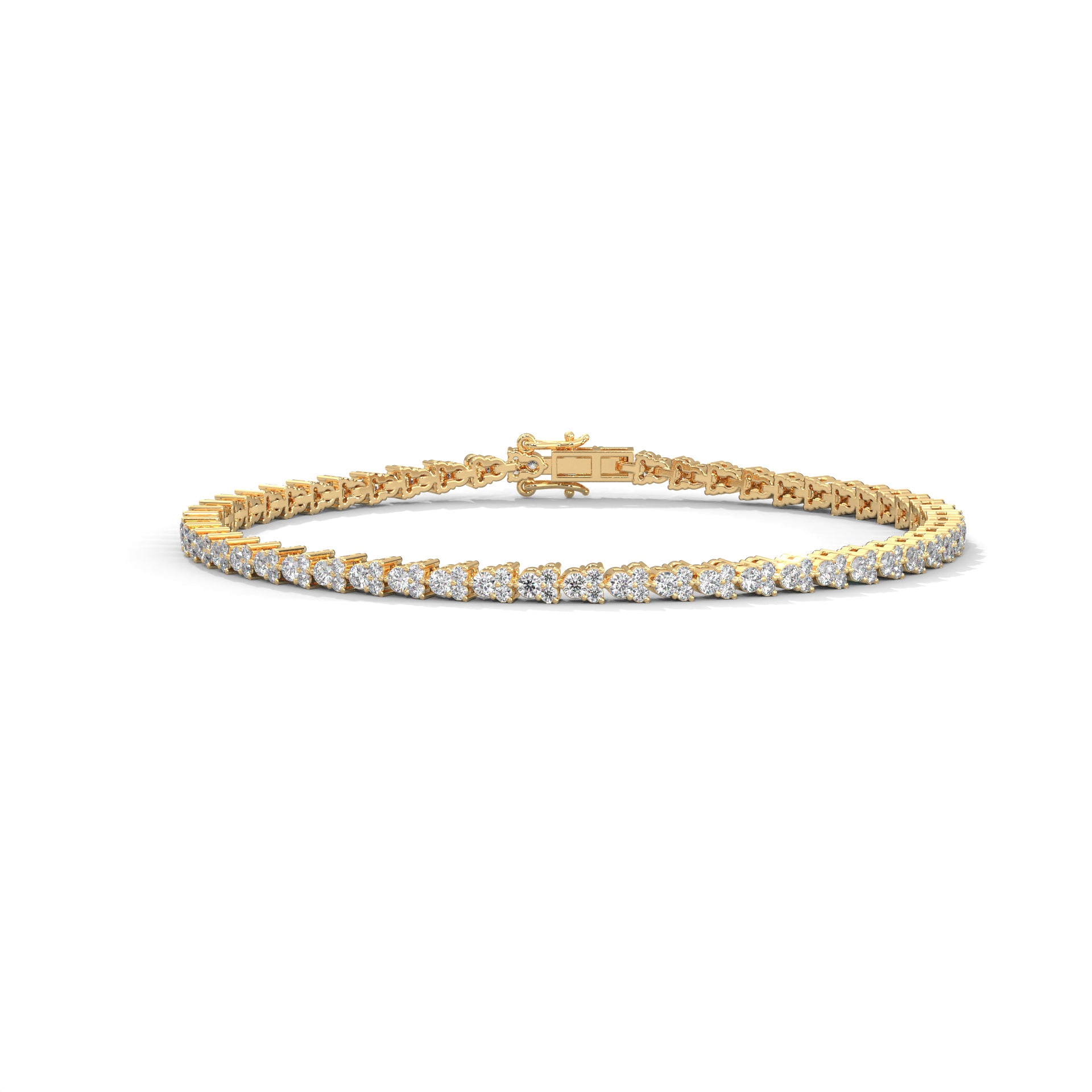 Nadia Round Diamond Tennis Bracelet