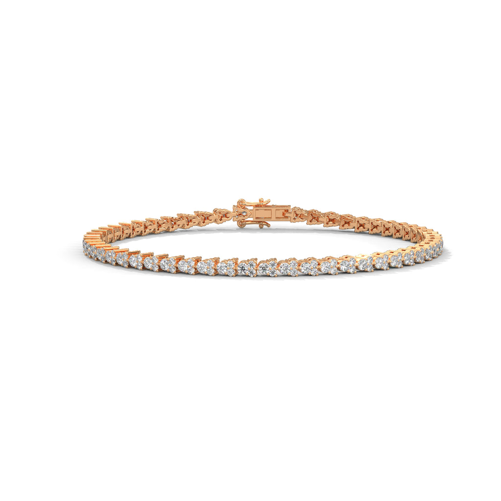 Nadia Round Diamond Tennis Bracelet