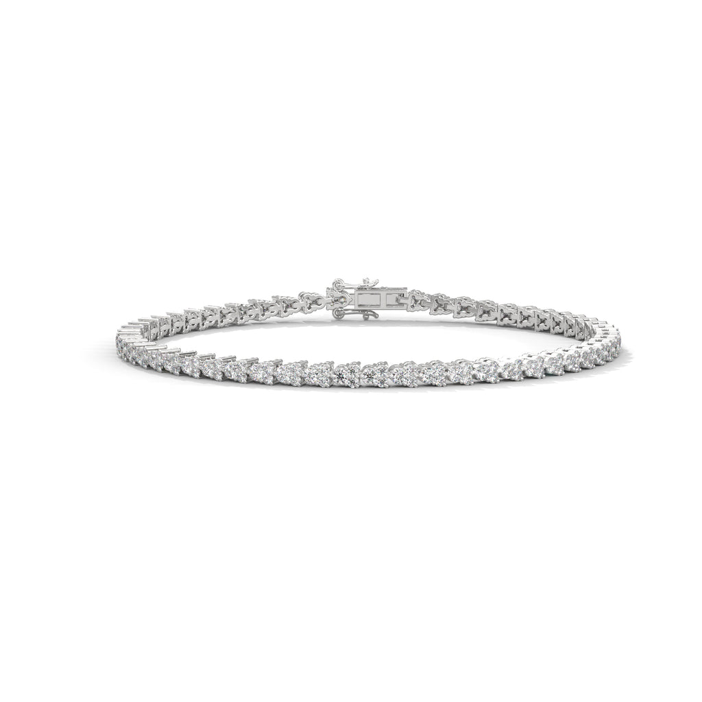 Nadia Round Diamond Tennis Bracelet