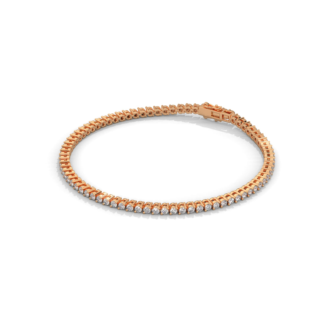 Nadia Round Diamond Tennis Bracelet