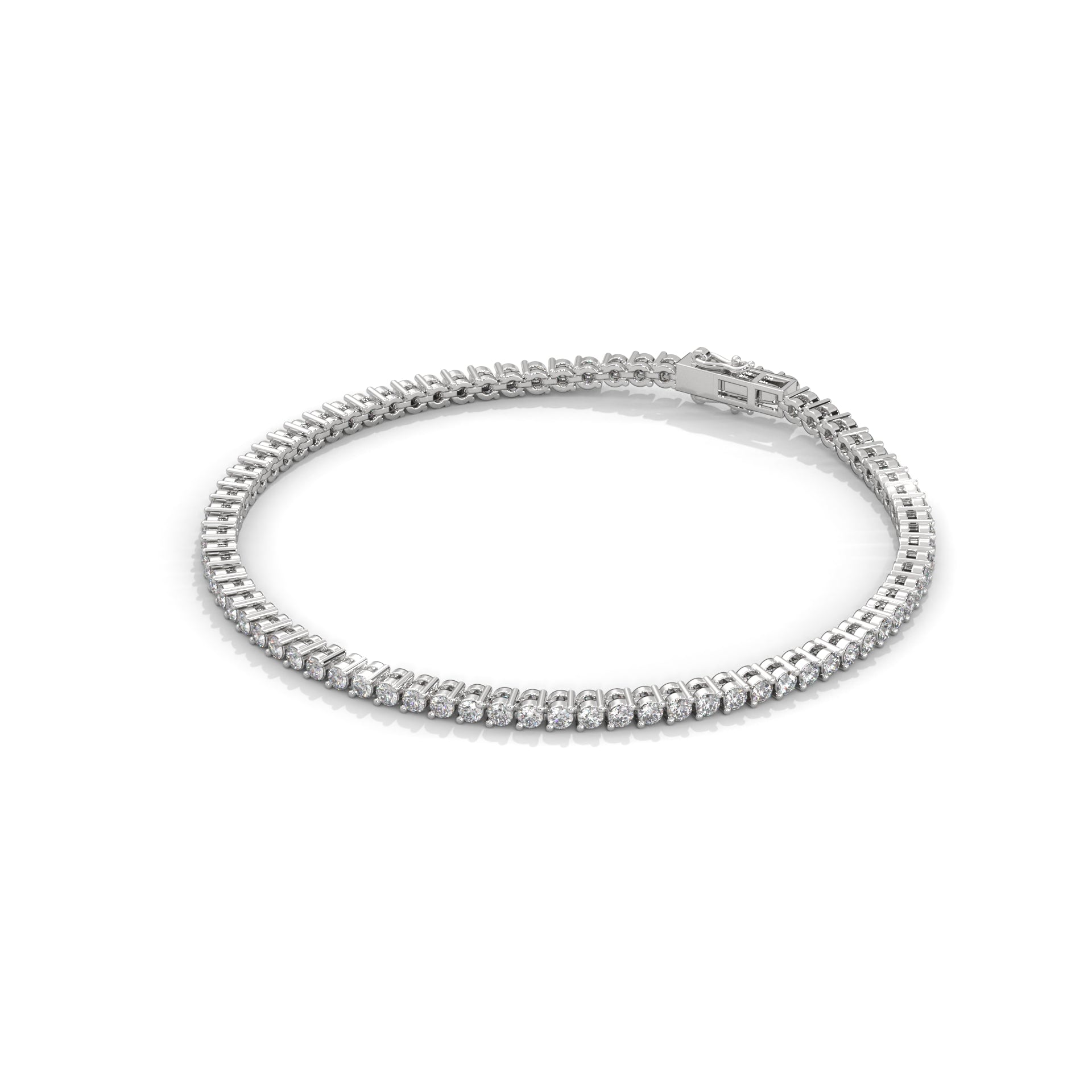 Nadia Round Diamond Tennis Bracelet