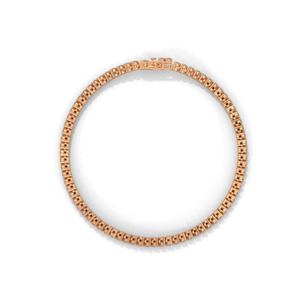 Nadia Round Diamond Tennis Bracelet