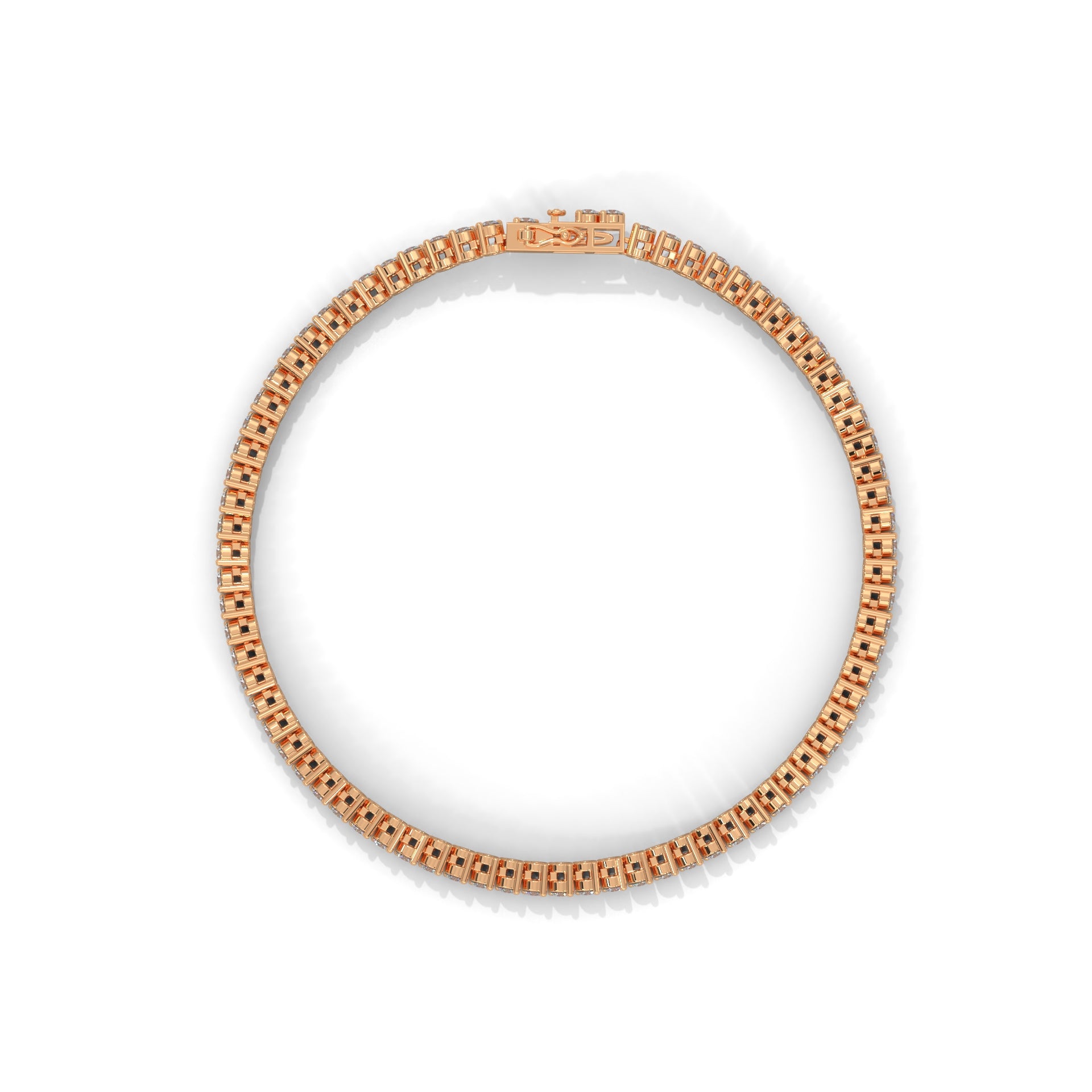 Nadia Round Diamond Tennis Bracelet