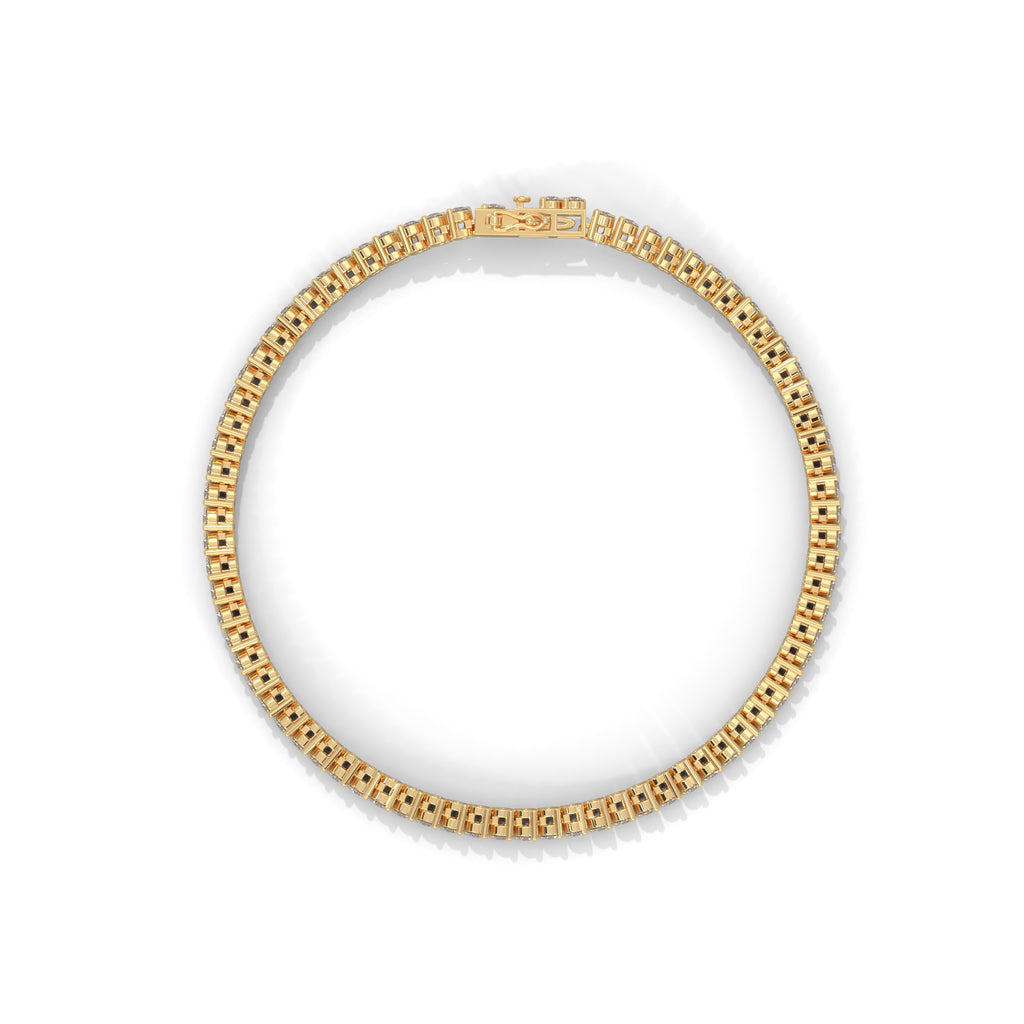 Nadia Round Diamond Tennis Bracelet