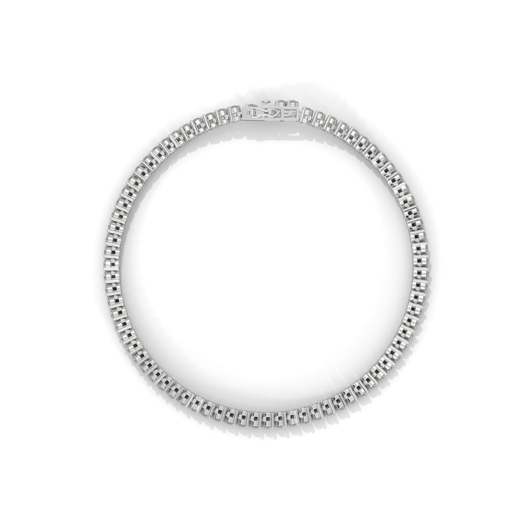 Nadia Round Diamond Tennis Bracelet