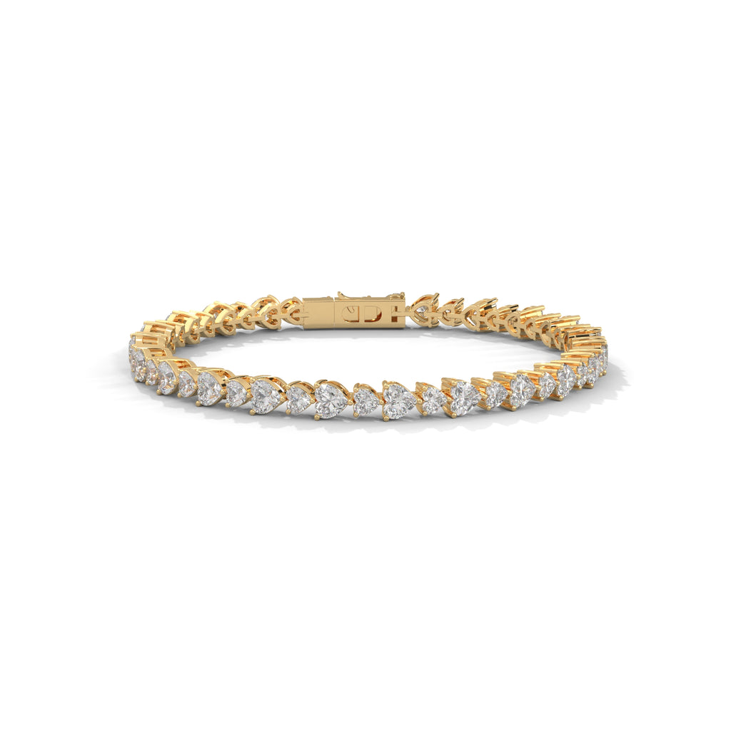 Juliette Heart-Cut Diamond Tennis Bracelet