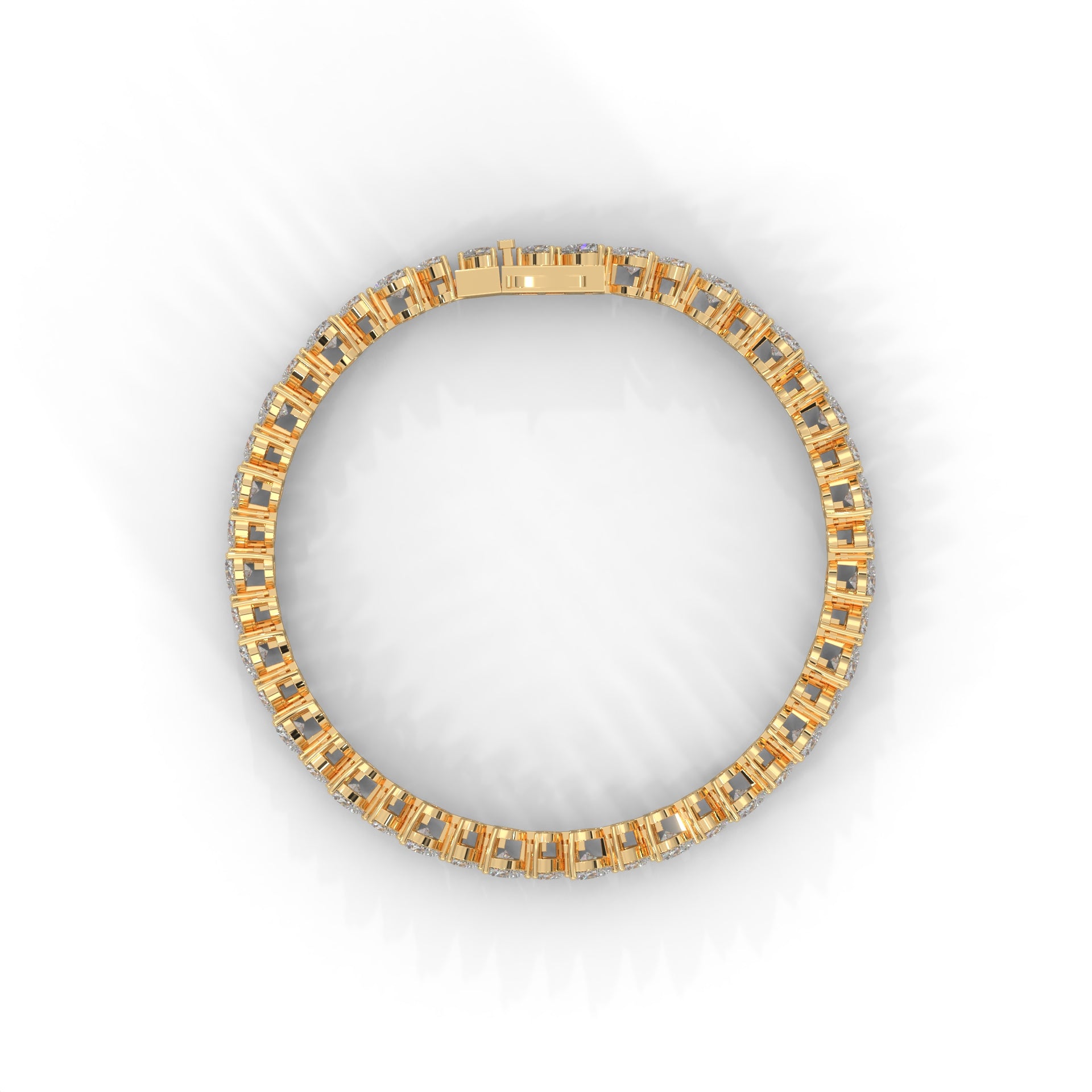 Juliette Heart-Cut Diamond Tennis Bracelet