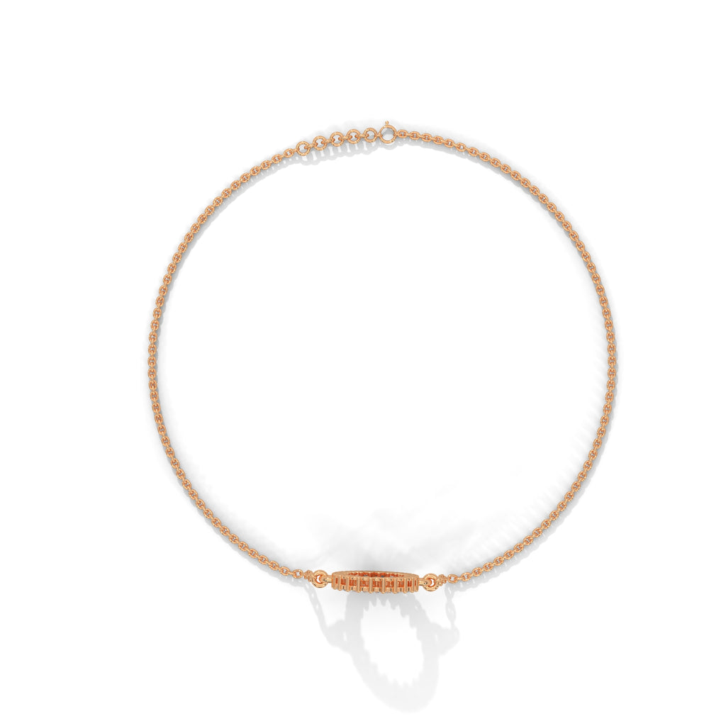 Circle Halo Diamond Chain Bracelet (1/5 ct. tw.)