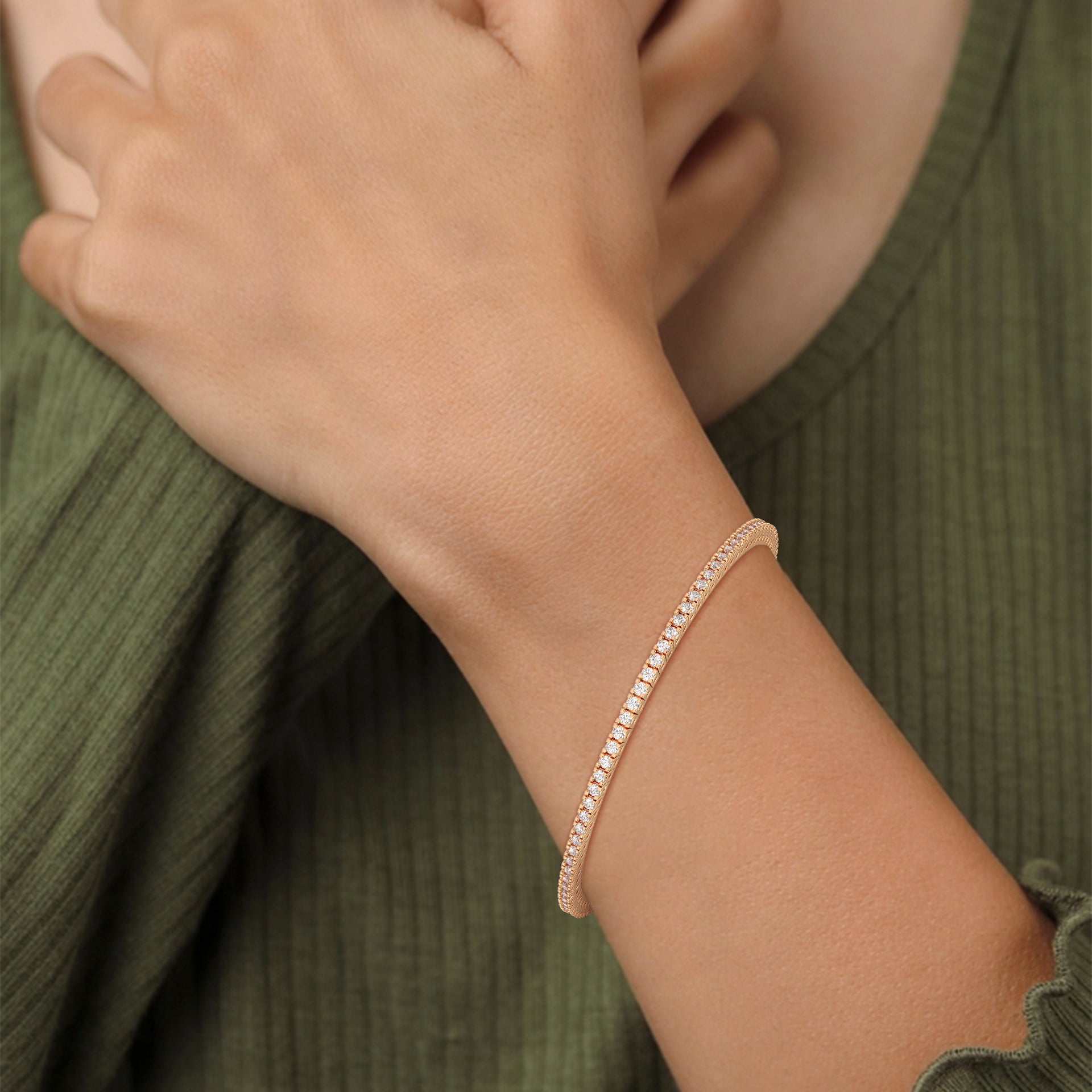Elodie Round Diamond Tennis Bracelet (2.18 ct. tw.)