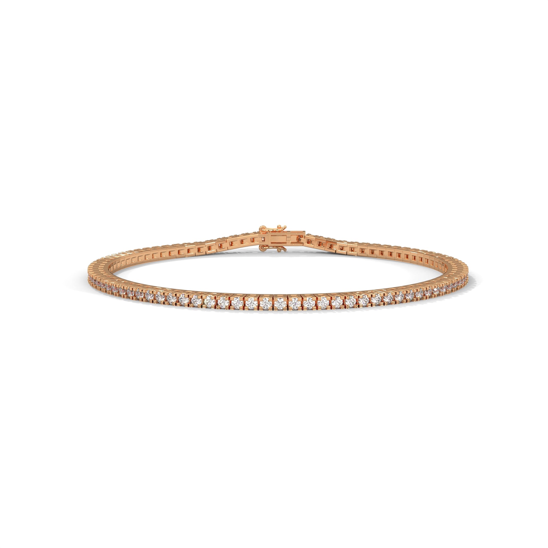 Elodie Round Diamond Tennis Bracelet (2.18 ct. tw.)
