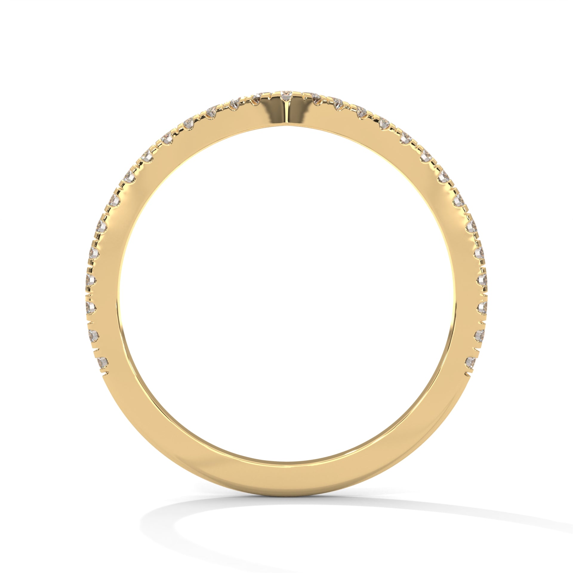 Ivy Chevron Pavé Diamond Band (2/9 ct. tw.)