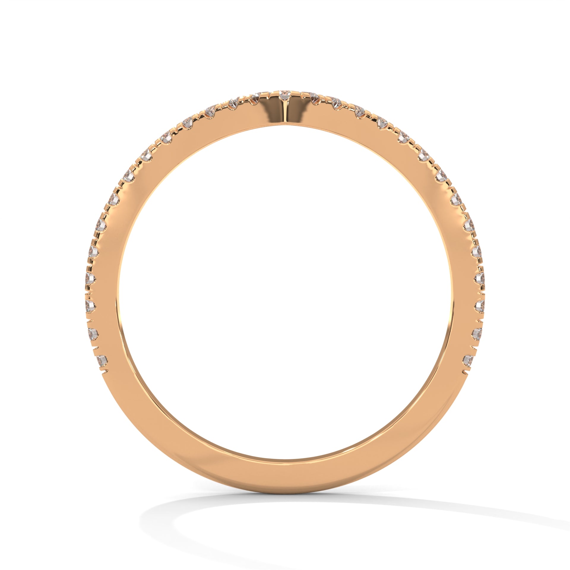 Ivy Chevron Pavé Diamond Band (2/9 ct. tw.)